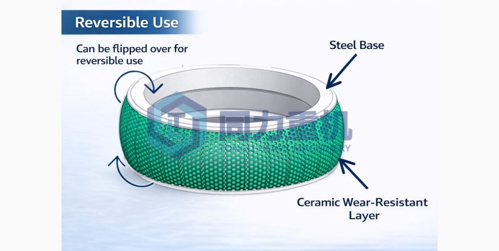 Vega industry AIA engineering Secondary TiC composite lining process / Two-stage TiC reinforced composite casting