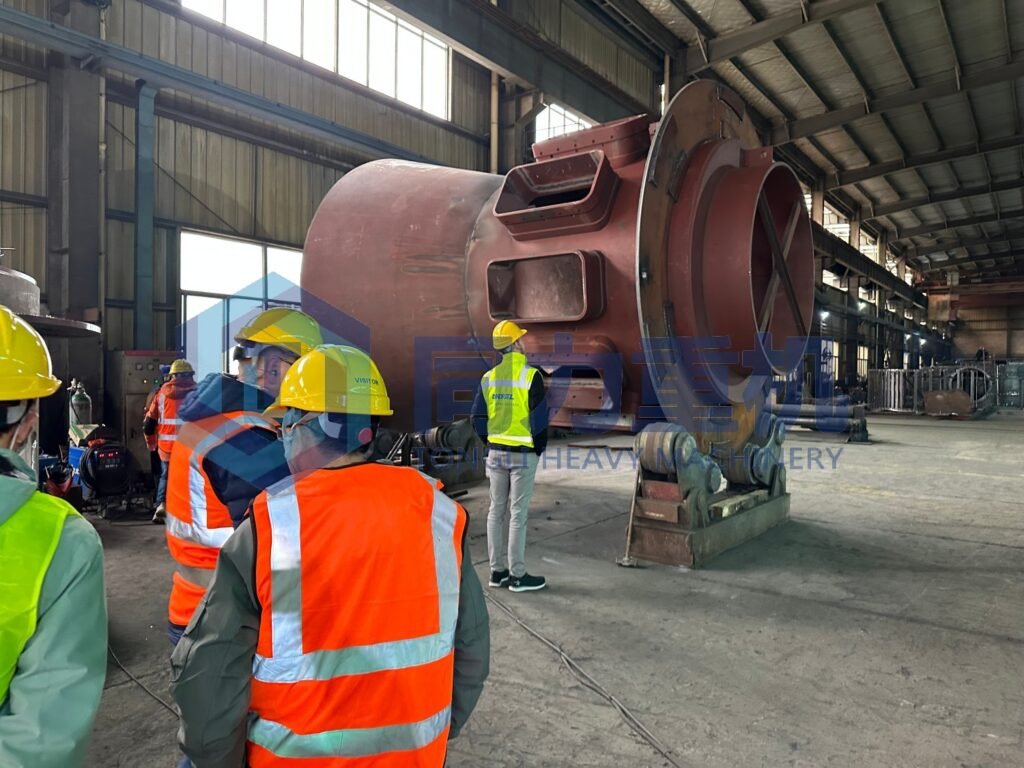 Andritz rotary drum pulping machine Dynamic Balancing and Vibration Limits inspection