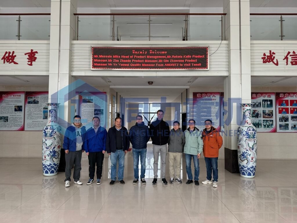 Mr. Mika Mussalo, Head of Product Management, and Mr. Kalle Rekola, Product Manager from Andritz finland and austria visited tongli