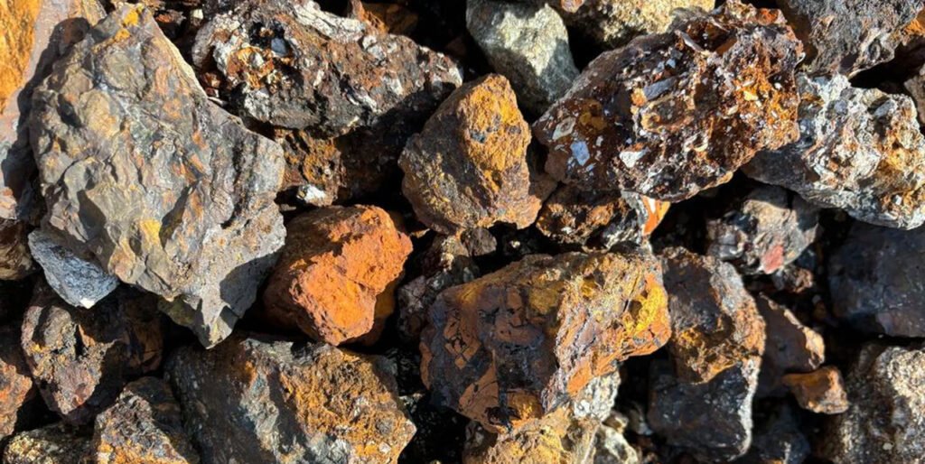 Raw Limonite Ore Sample in Detail
