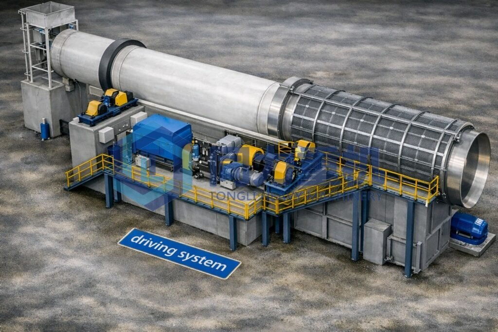 Paper Pulper Machine Drive system girth gear riding ring support roller transmission system