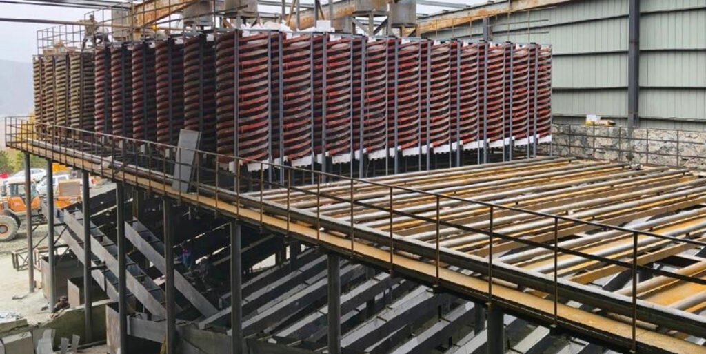 gold recovery Spiral Chute Separation Process