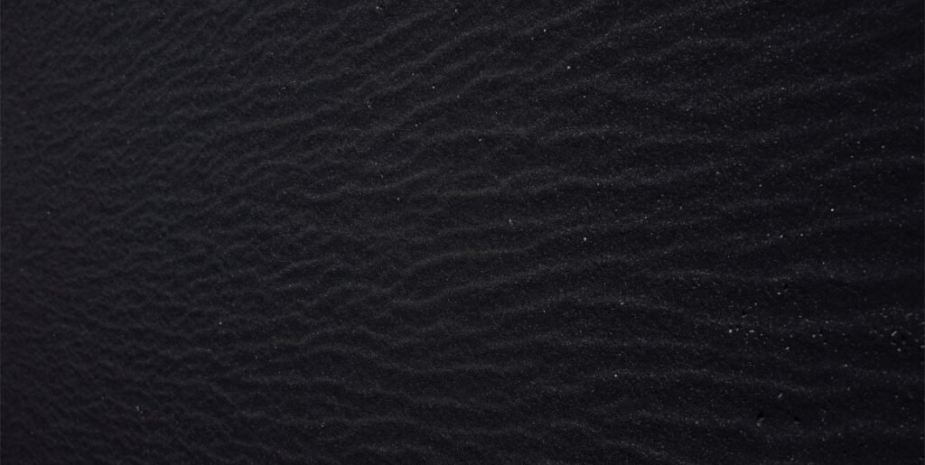 black sand