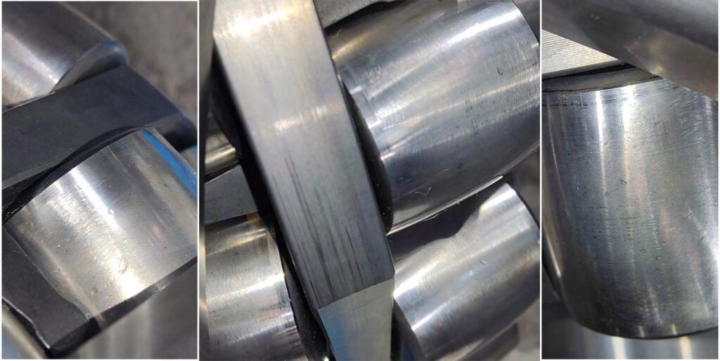 Spherical roller bearing of tapered pinion shaft
