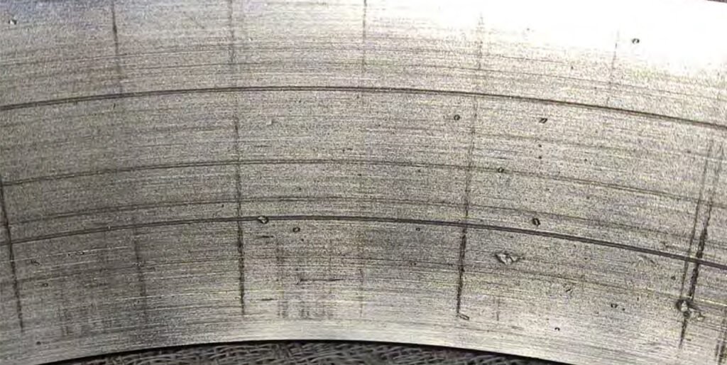 Upper tapered roller bearing of the second stage drive shaft.