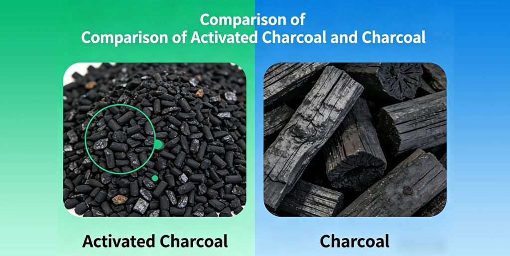 charcoal vs activated charcoal