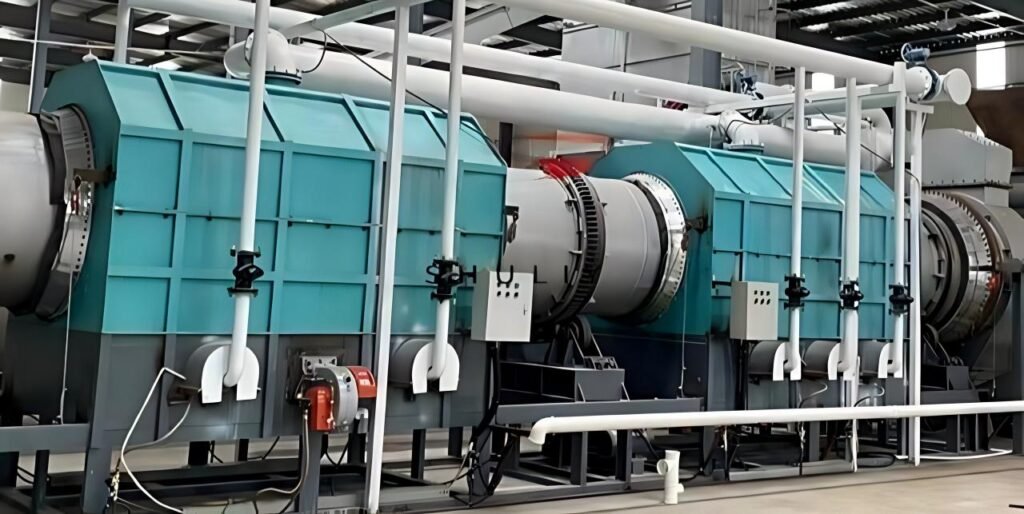 activated charcoal rotary kiln calcination 