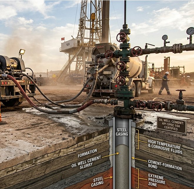 oil well cement used in manufacturing
