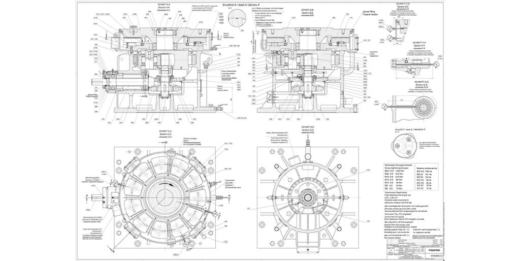 santasalo moventas KL2-0320/300-SS27-AKS320-11 planetary gearbox drawing Main Technical Requirements