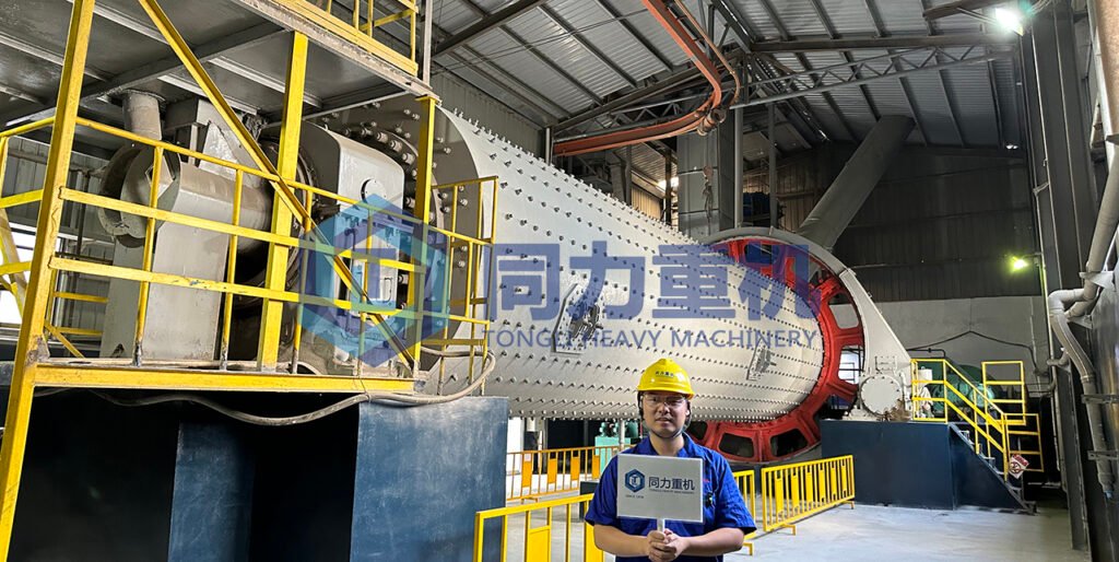 cement powder production line cement open circuit ball mill grinding station